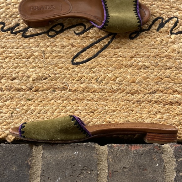 Prada Green Sandals - Picture 6 of 9